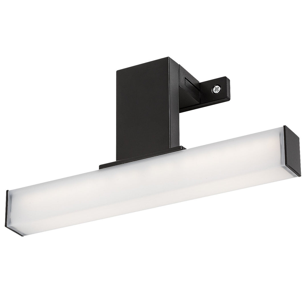 Badrumslampa Rabalux Oliro LED 4 W, svart, IP44, 4000 K, 75050
