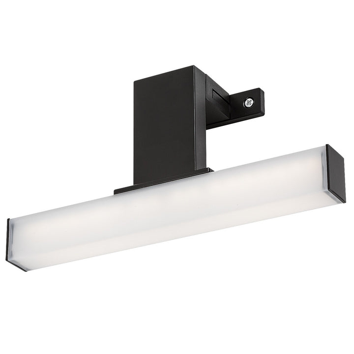 Badrumslampa Rabalux Oliro LED 4 W, svart, IP44, 4000 K, 75050