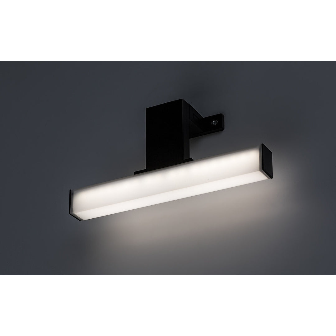 Badrumslampa Rabalux Oliro LED 4 W, svart, IP44, 4000 K, 75050