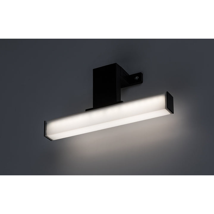 Badrumslampa Rabalux Oliro LED 4 W, svart, IP44, 4000 K, 75050