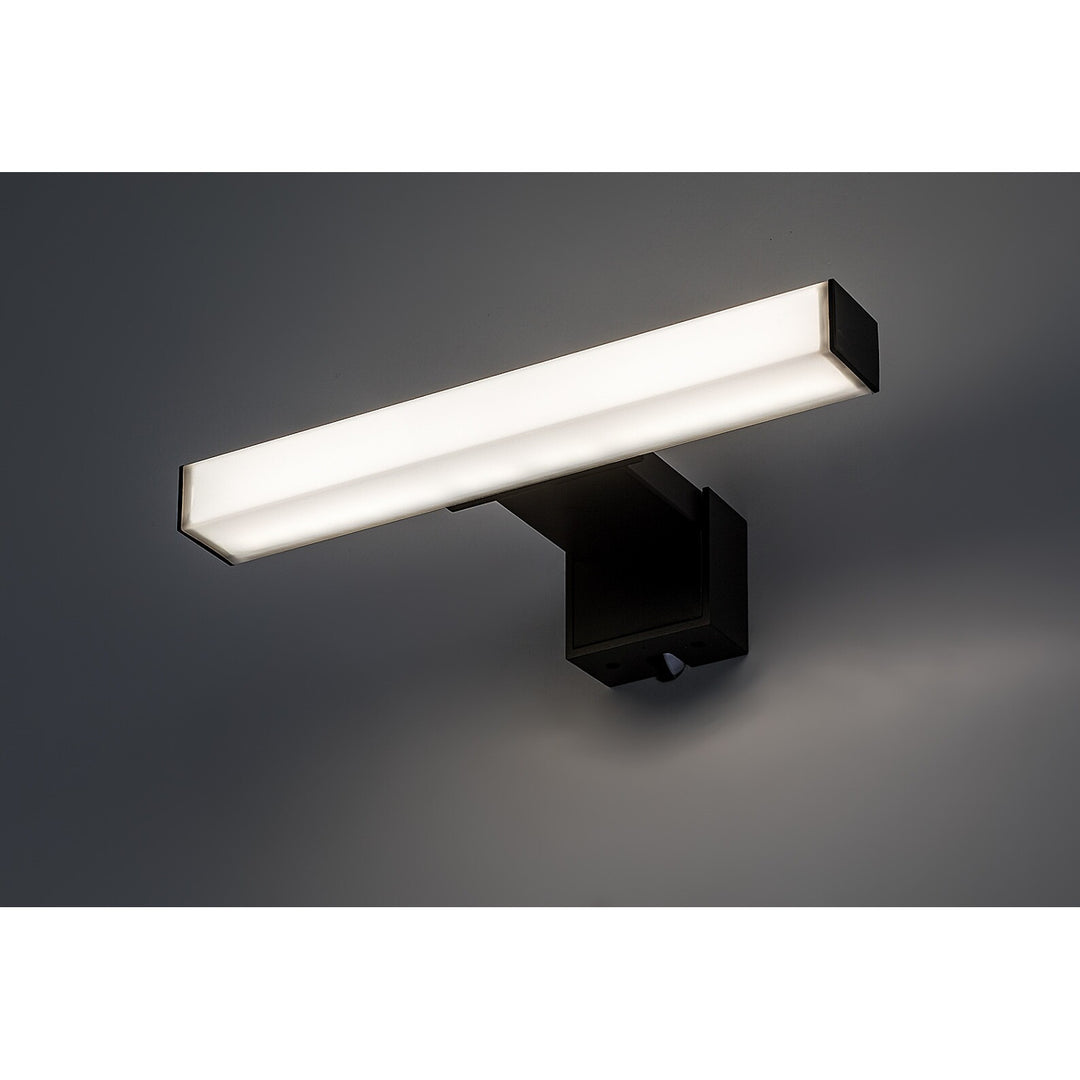 Badrumslampa Rabalux Oliro LED 4 W, svart, IP44, 4000 K, 75050