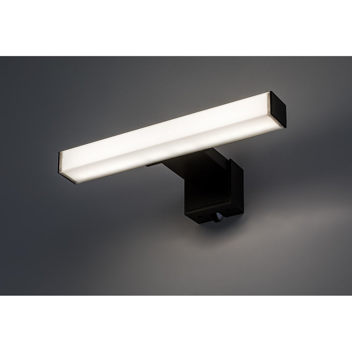 Badrumslampa Rabalux Oliro LED 4 W, svart, IP44, 4000 K, 75050