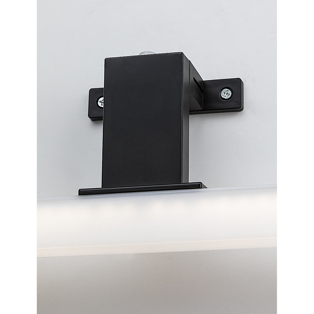 Badrumslampa Rabalux Oliro LED 4 W, svart, IP44, 4000 K, 75050