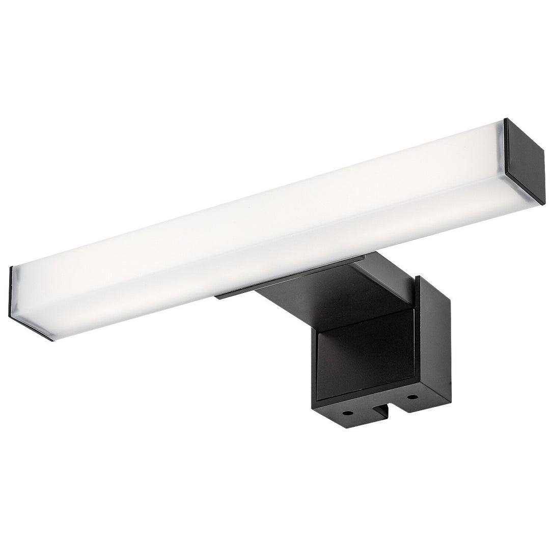 Badrumslampa Rabalux Oliro LED 4 W, svart, IP44, 4000 K, 75050