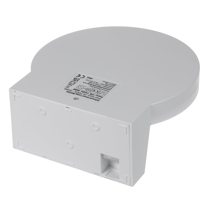 Maclean LED-lampa med rörelsesensor, PIR-sensor, vit, 15 W, IP65, 1560 lm, neutralvit färg (4000 K) MCE344 W, 2 st