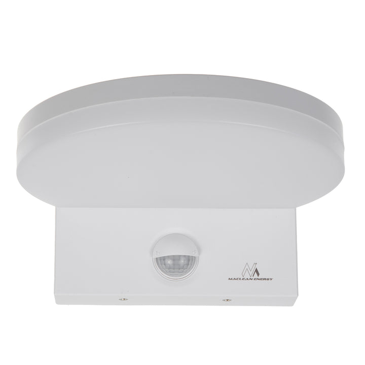 Maclean LED-lampa med rörelsesensor, PIR-sensor, vit, 15 W, IP65, 1560 lm, neutralvit färg (4000 K) MCE344 W, 2 st