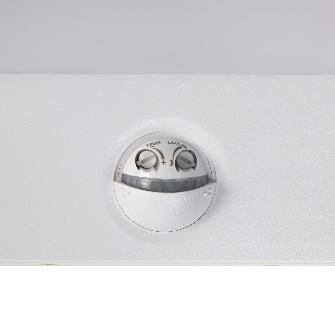 Maclean LED-lampa med rörelsesensor, PIR-sensor, vit, 15 W, IP65, 1560 lm, neutralvit färg (4000 K) MCE344 W, 2 st