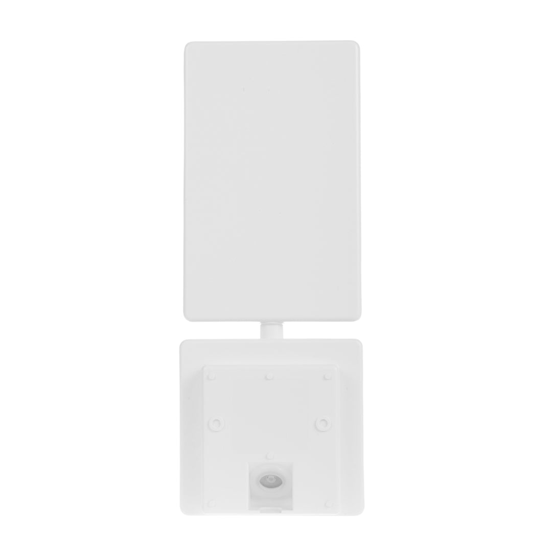 Maclean LED-lampa med rörelsesensor, PIR-sensor, vit, 10 W, IP65, 800 lm, neutralvit färg (4000 K) MCE516 W, 2 st