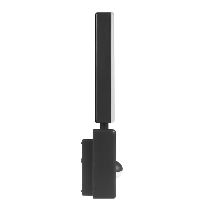 Maclean LED-lampa med rörelsesensor, PIR-sensor, svart, 10 W, IP65, 800 lm, neutralvit färg (4000 K) MCE516 B, 2 stycken