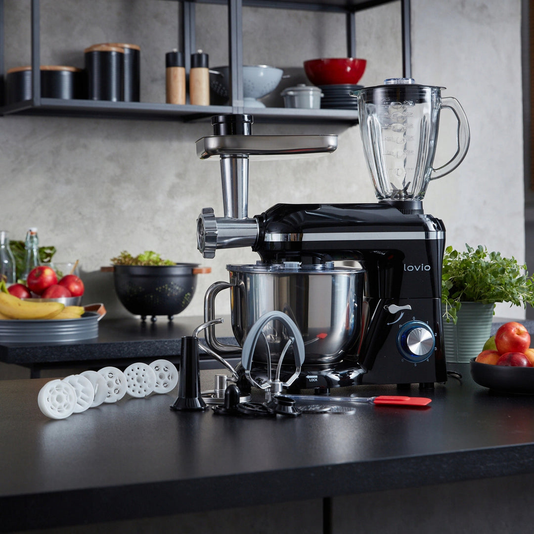Planetblandare Lovio ChefAssistant Plus, svart, LVSTM02PBK