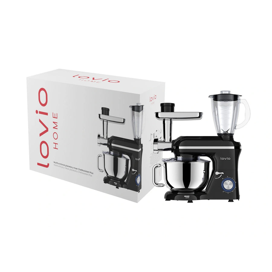 Planetblandare Lovio ChefAssistant Plus, svart, LVSTM02PBK