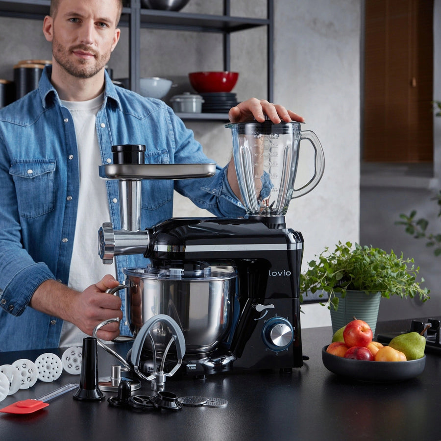 Planetblandare Lovio ChefAssistant Plus, svart, LVSTM02PBK