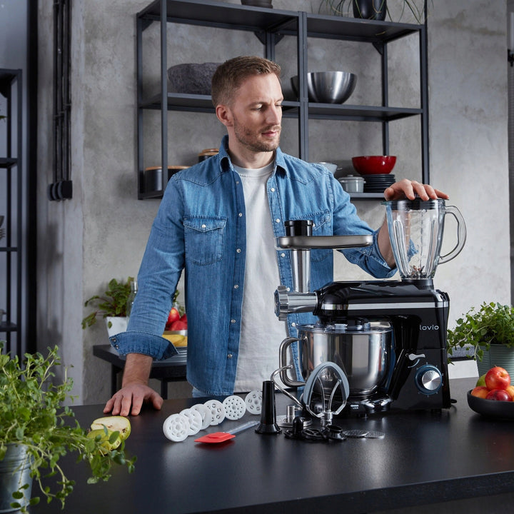 Planetblandare Lovio ChefAssistant Plus, svart, LVSTM02PBK