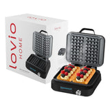 Våffeljärn LOVIO PerfectCrisp, 2 stora våfflor, 1500 W, 6 tillagningsnivåer, LVWF002BK