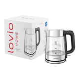 Lovio LVGEK001 trådlös vattenkokare i glas