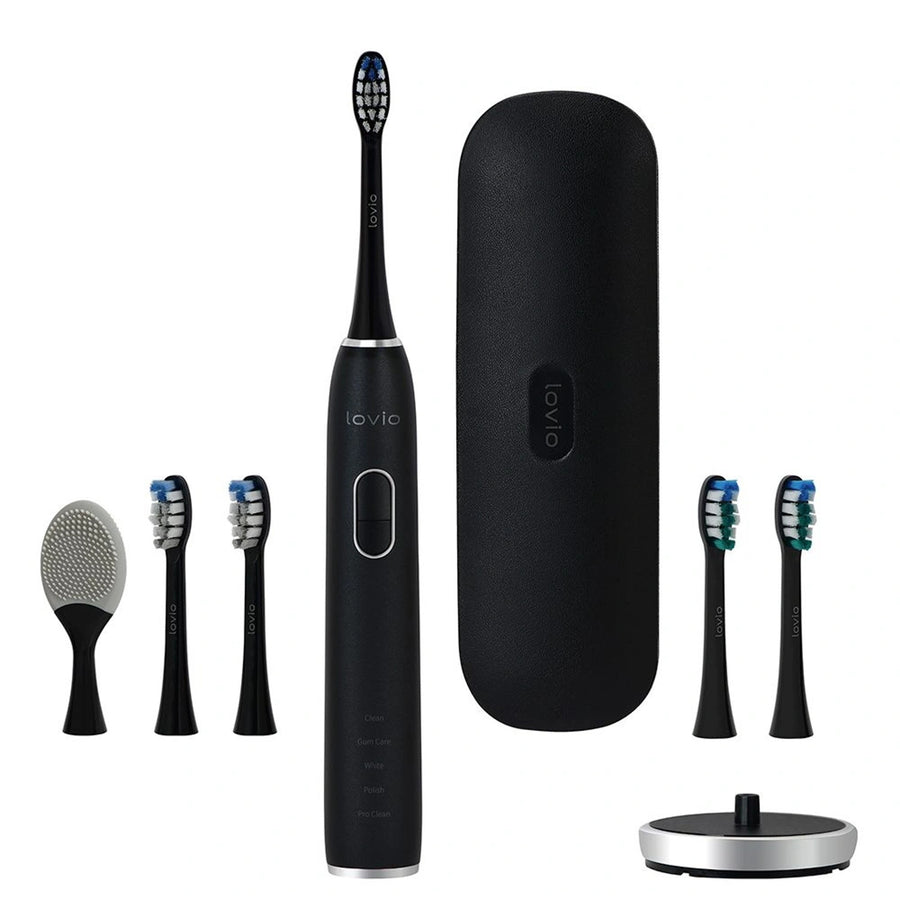 Lovio SonicProtect PRO elektrisk tandborste, svart LVTB124BK
