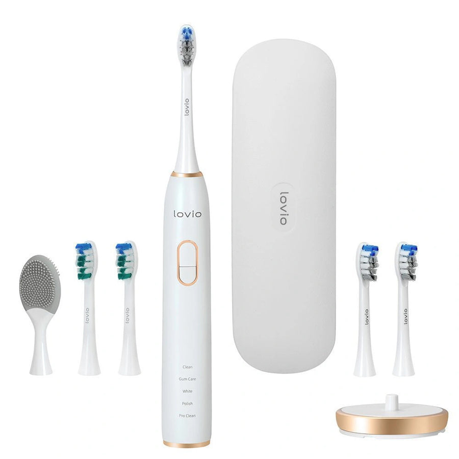 Lovio SonicProtect PRO elektrisk tandborste, vit, LVTB124WH