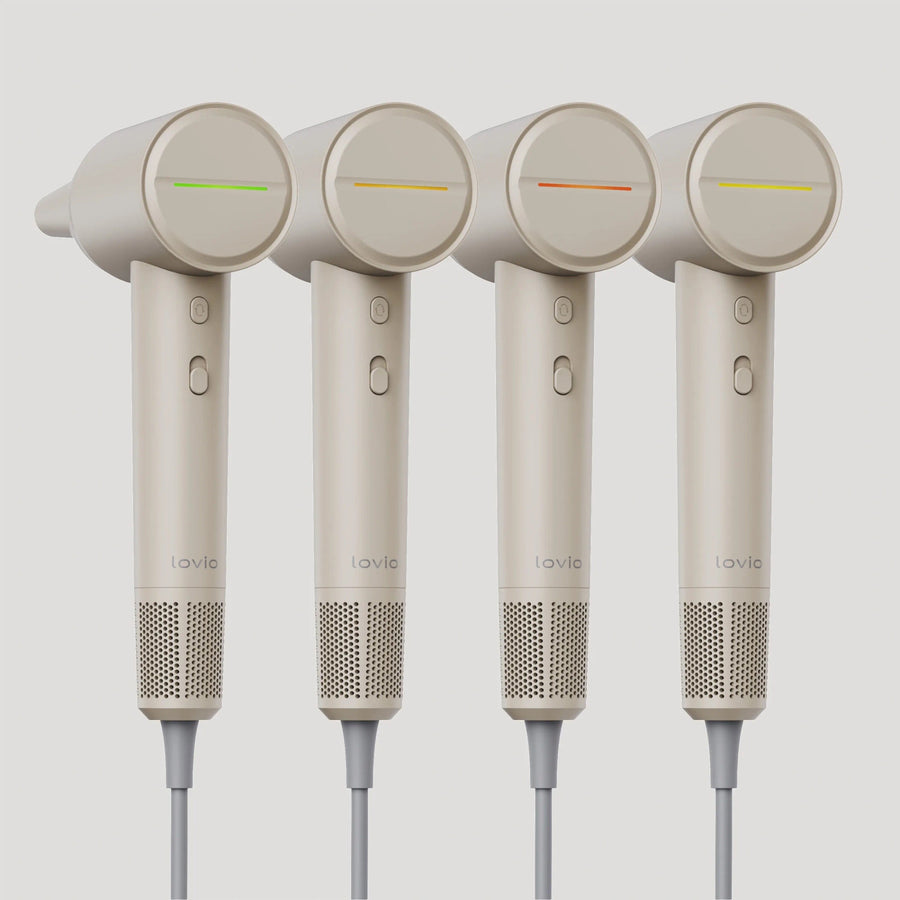 Professionell hårtork Lovio Air Flow, beige, LVHD001BE