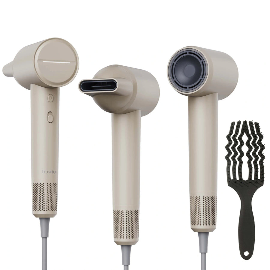 Professionell hårtork Lovio Air Flow, beige, LVHD001BE