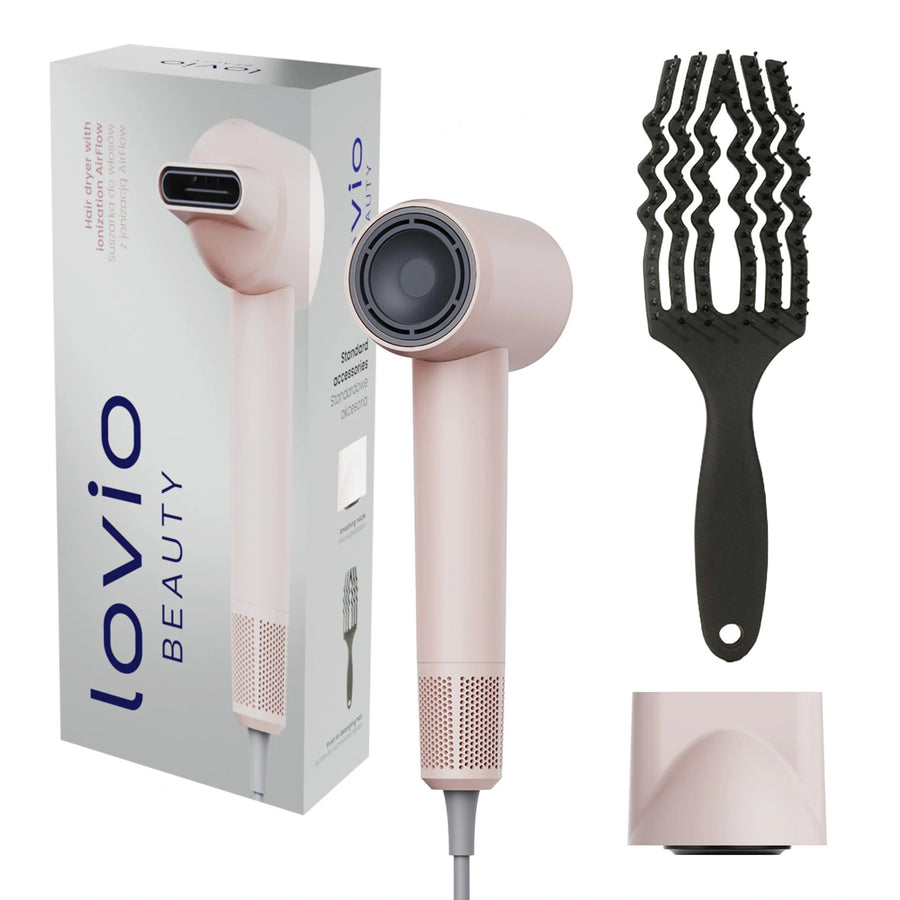 Professionell hårtork Lovio Air Flow, rosa, LVHD001PK