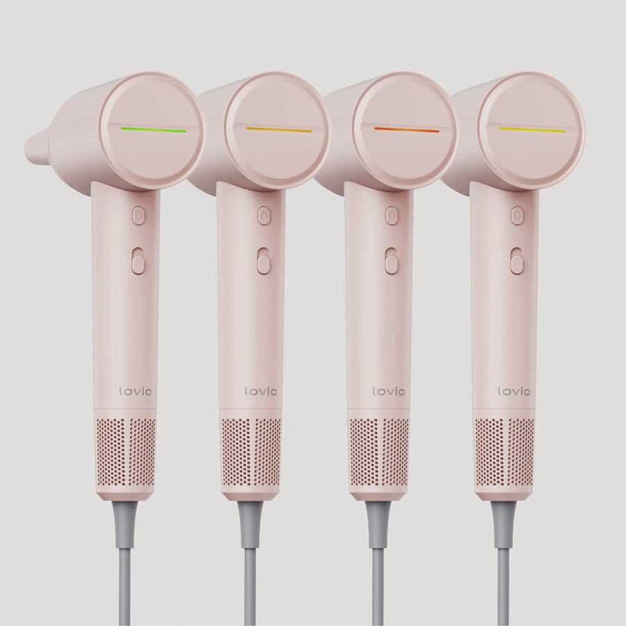 Professionell hårtork Lovio Air Flow, rosa, LVHD001PK