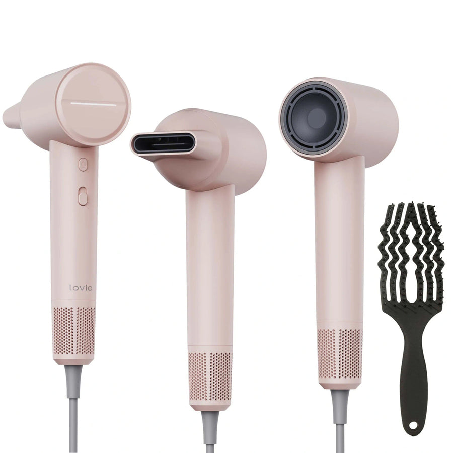 Professionell hårtork Lovio Air Flow, rosa, LVHD001PK
