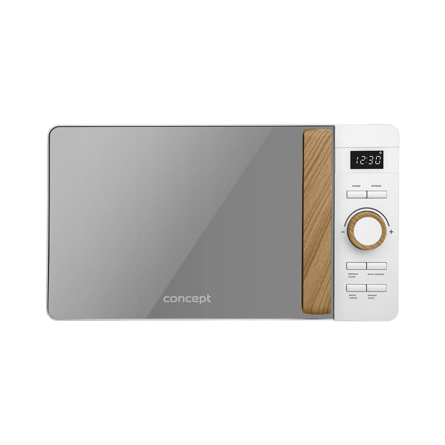 Concept mikrovågsugn, 5 effektnivåer, upptiningsfunktion, volym 20 liter, effekt 800 W, färg: vit, MT4420wh