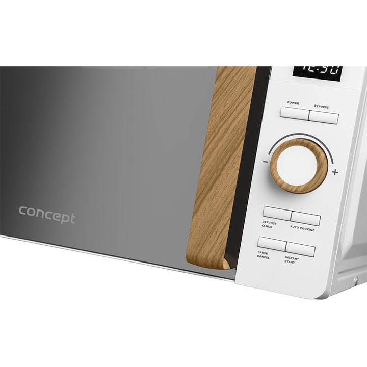 Concept mikrovågsugn, 5 effektnivåer, upptiningsfunktion, volym 20 liter, effekt 800 W, färg: vit, MT4420wh