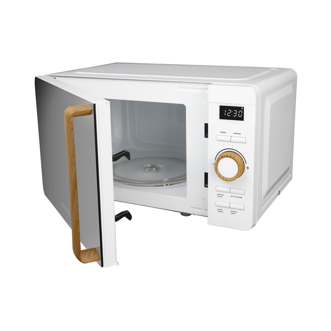 Concept mikrovågsugn, 5 effektnivåer, upptiningsfunktion, volym 20 liter, effekt 800 W, färg: vit, MT4420wh