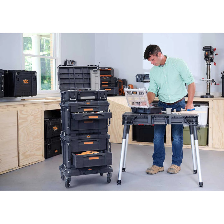 Transportplattform Keter Roc Pro Gear, svart, modulsystem, bärförmåga upp till 145 kg, 262828