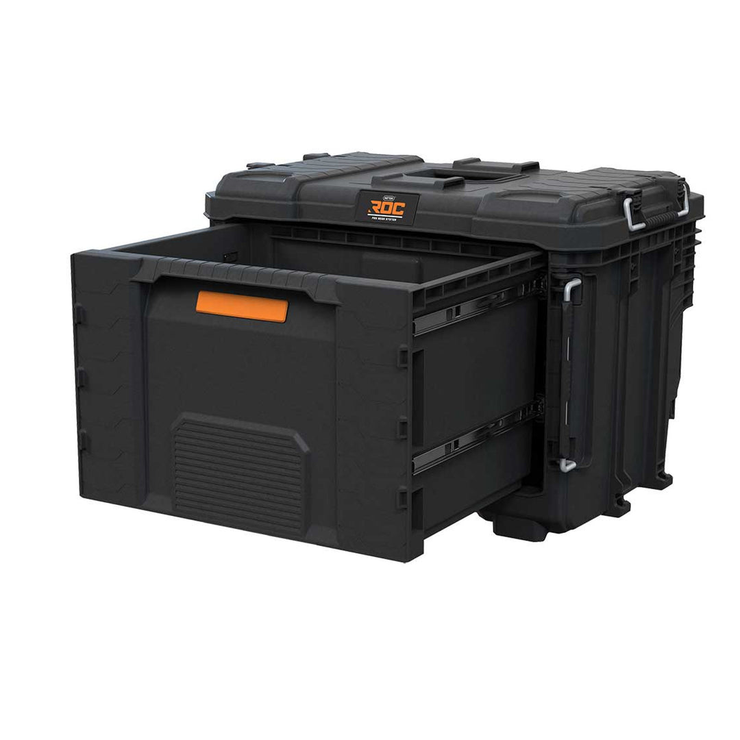 Verktygslåda XL Keter ROC Pro Gear 2.0, med en stor låda, transportskydd, möjlighet att hänga upp på väggen, modulär konstruktion, 271384