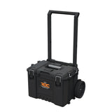 Set med 3 verktygslådor Keter ROC Pro Gear 2.0, total volym 110 liter, skyddsklass IP65, avtagbart teleskophandtag, kan låsas med hänglås, 256982