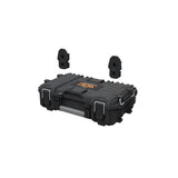 Set med 3 verktygslådor Keter ROC Pro Gear 2.0, total volym 110 liter, skyddsklass IP65, avtagbart teleskophandtag, kan låsas med hänglås, 256982