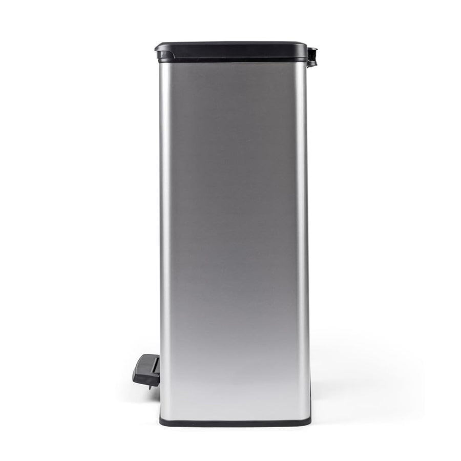 Curver-soptunna med pedal, 2 behållare à 26 liter, metalliserad, silverfärgad, 251002