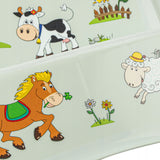 Keeeper tvåstegs barnstege med halkskydd, serien ”Funny Farm”, maxbelastning 120 kg, 1003132006300