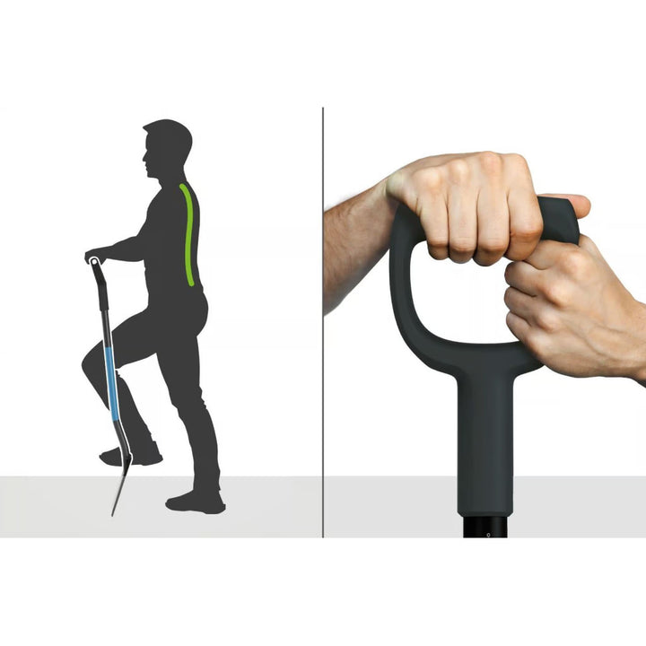 Plantskovel/dräneringsspade, härdat och slipat blad, ergonomiskt skaft, längd 129 cm, Cellfast, CELLPRO