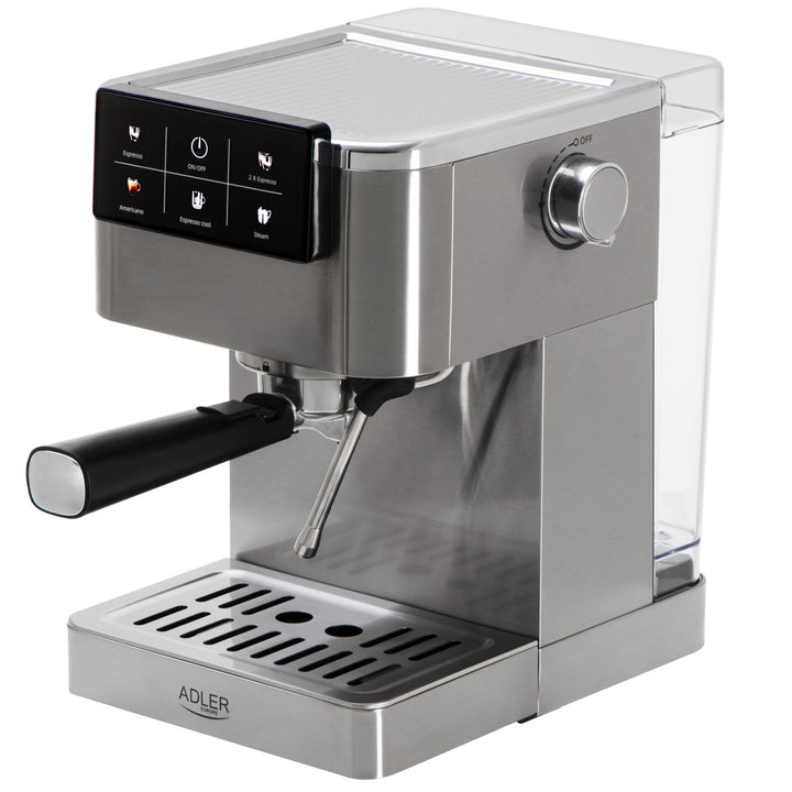 Kaffemaskin, 20 bar, Thermoblock, mjölkskummare, 5-i-1, Adler AD 4390