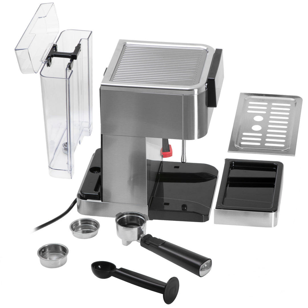 Kaffemaskin, 20 bar, Thermoblock, mjölkskummare, 5-i-1, Adler AD 4390