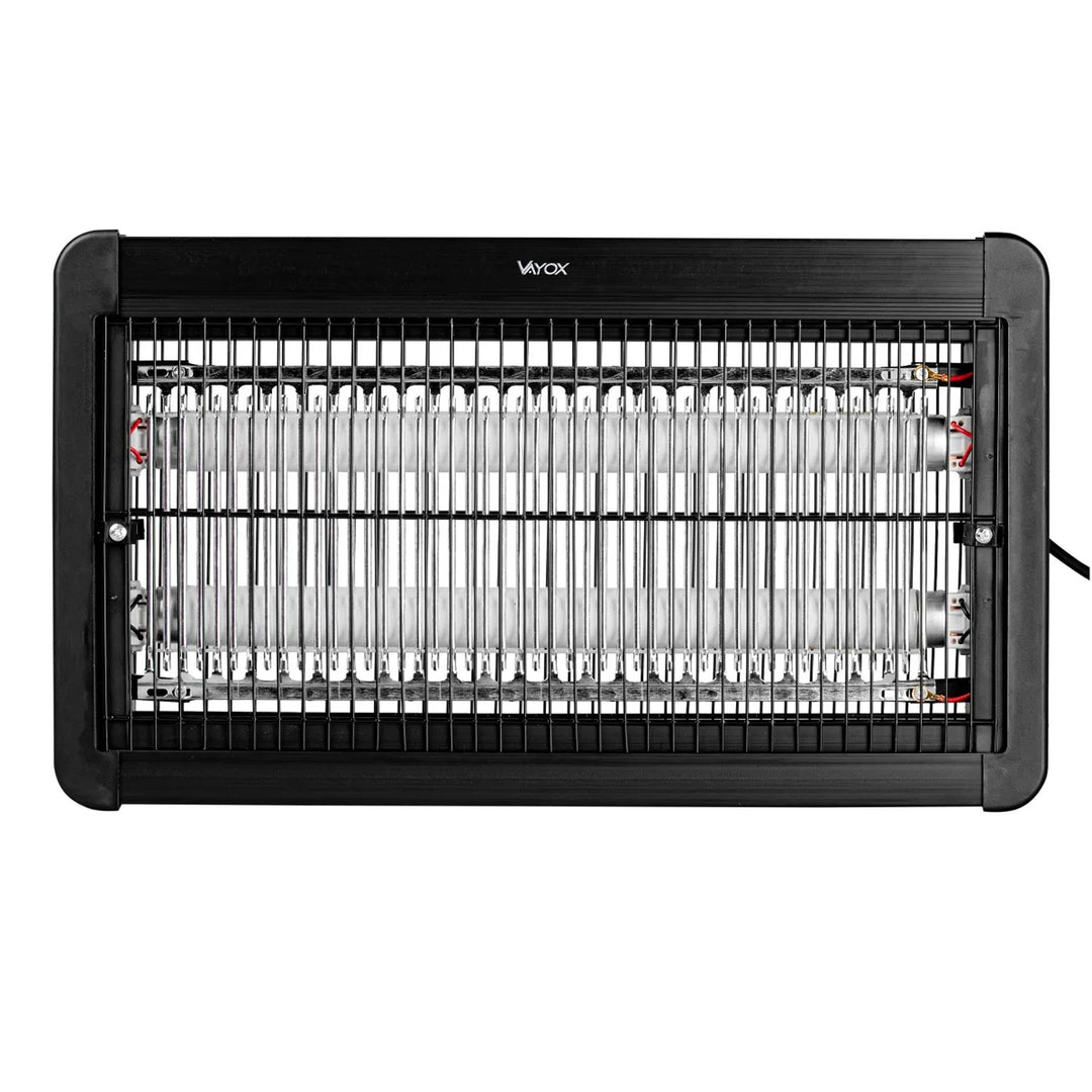 Insektslampa mot myggor, flugor och nattfjärilar, elektrisk fälla, UV, 20 W, Vayox