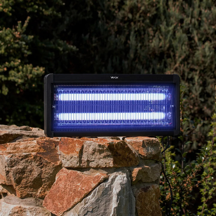 Insektslampa mot myggor, flugor och nattfjärilar, elektrisk fälla, UV, 20 W, Vayox