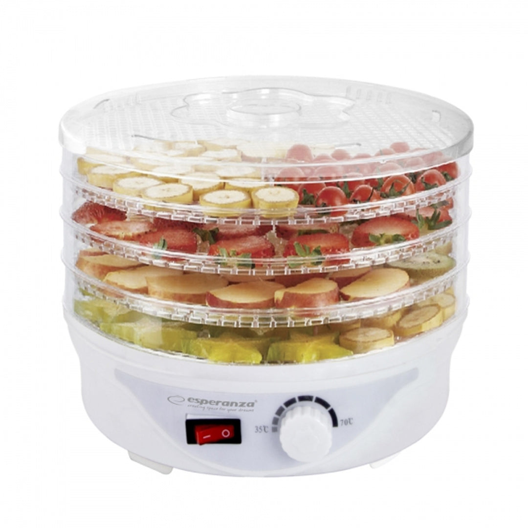 Tork för svamp, frukt, grönsaker och örter, 250 W, 8 torkprogram, Esperanza