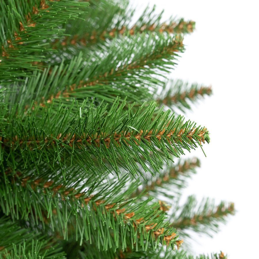 Premium-julgran av gran på stam, 200 cm, tät och naturtrogen, Damich