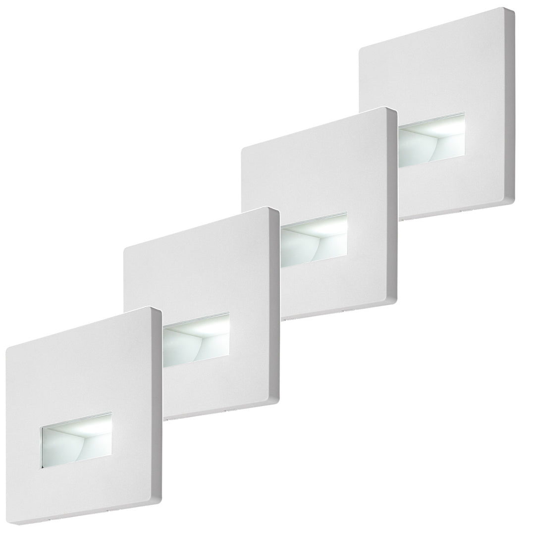 Lunca LED-lampa 1 W, IP20, vit, justerbar ljusfärg 3000, 4500, 6500 K, 77196, 4 stycken