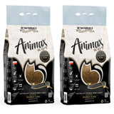 Klumpbildande kattsand, Animax Golden Line 3 mm, små klumpar, 2 x 7-literssäckar