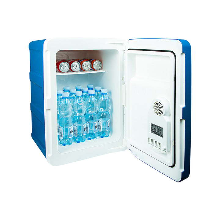 Blow-kylbox för bil, med hjul, volym 42 l, uppvärmningsläge, spänning DC 12 V och AC 100–240 V, 44–210