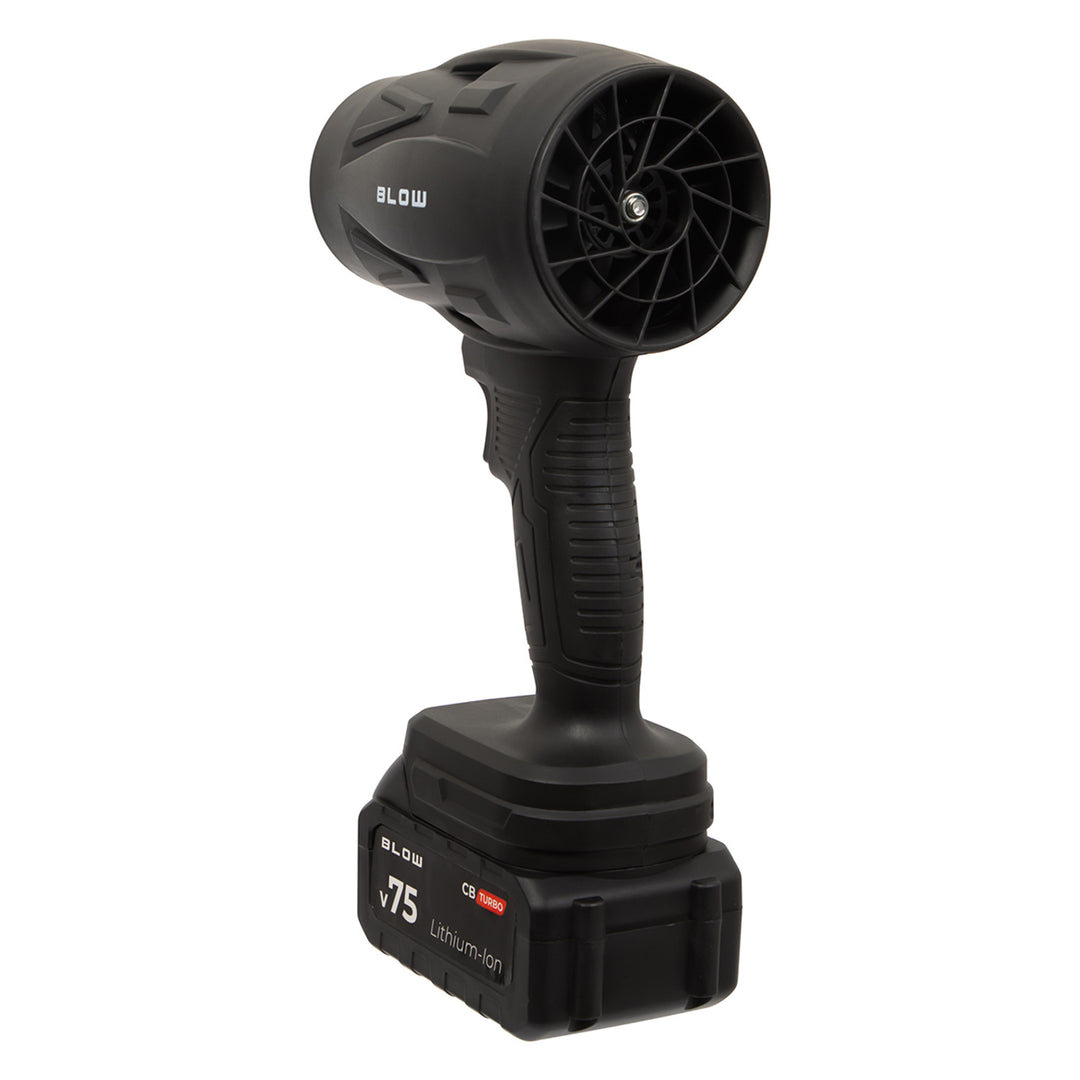 Batteridriven blåsmaskin BLOW 21V CB TURBO, 130 000 varv, 2,4 Ah, väska