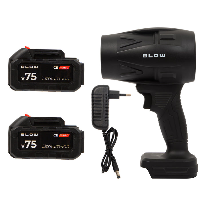 Batteridriven blåsmaskin BLOW 21V CB TURBO, 130 000 varv, 2,4 Ah, väska