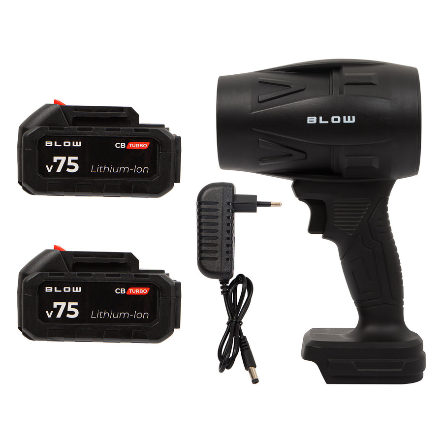 Batteridriven blåsmaskin BLOW 21V CB TURBO, 130 000 varv, 2,4 Ah, väska
