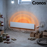 Cronos Anti-Mold infraröd värmepanel, effekt 50 W, för lokal uppvärmning och avfuktning av fuktiga väggar, MRH-50