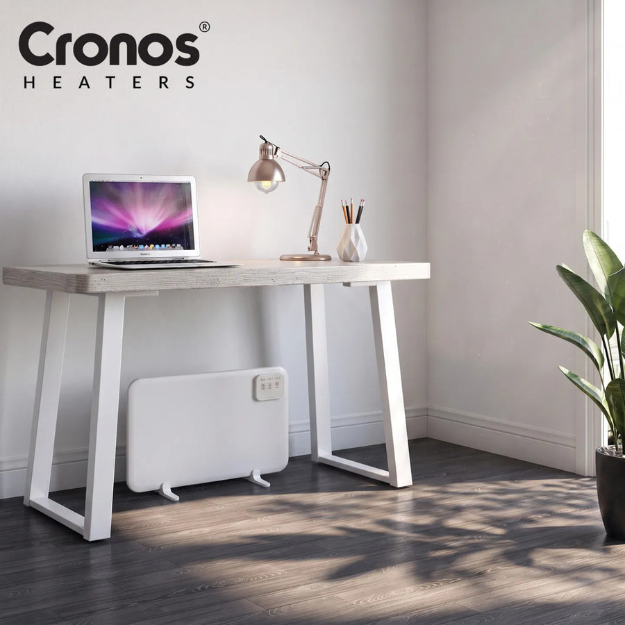 Cronos infraröd värmepanel för montering under skrivbordet, effekt 120 W, timer, 3 effektnivåer, DCH-150
